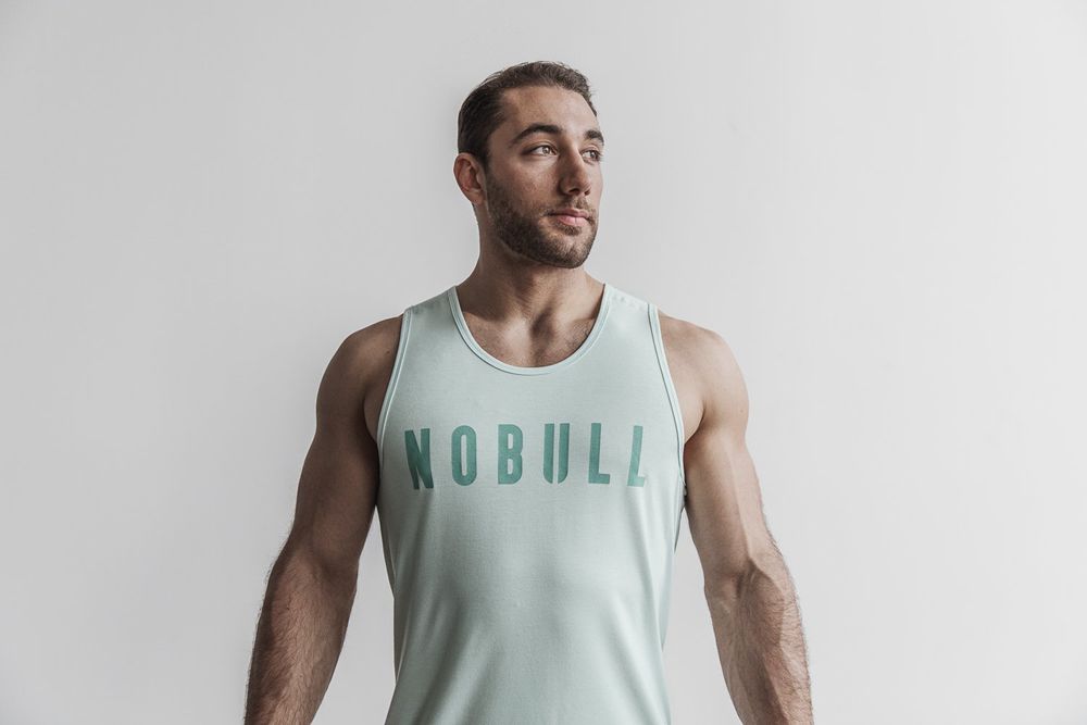 Débardeurs NOBULL Homme Turquoise - NOBULL,France (0768-UQDFI)